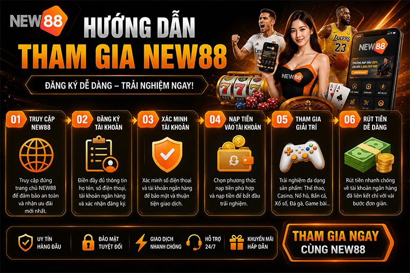 Hướng dẫn tham gia NEW88